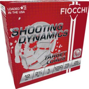 FIOCCHI 12GA 2.75" 1OZ #7.5 - 1250FPS 250RD CASE LOT