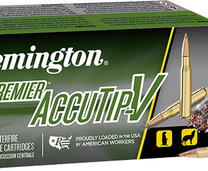 REMINGTON PREMIER 22-250 REM - 50GR ACCUTIP 20RD 10BX/CS