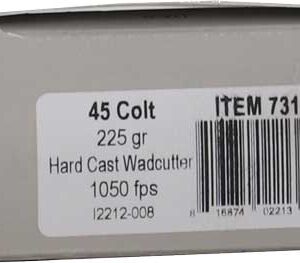 UNDERWOOD 45 LC 225GR  HARD - CAST WADCUTTER 20RD 10BX/CS