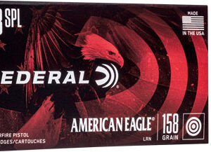 FEDERAL AE 38 SPECIAL 158GR - RN 50RD 20BX/CS