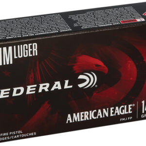 FEDERAL AE 9MM LUGER 147GR - FMJ-FP 50RD 20BX/CS
