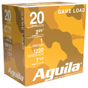 AGU TARGET LOAD 20GA 2.75 1OZ #7.5 25/10