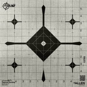 ALLEN EZ AIM THERMAL ID GRID BULLSEYE 12 TARGET