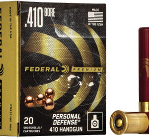 FEDERAL PREMIUM 410 2.5" 000 - BUCK 4 PELLETS 20RD 10BX/CS