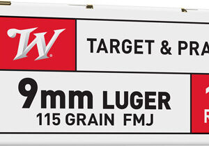 WINCHESTER USA 9MM LUGER - 115GR FMJ 100RD 10BX/CS