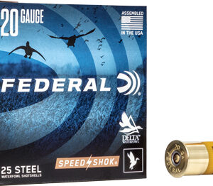 FEDERAL SPEED SHOK 20GA 3" - 7/8OZ #1 1550FPS 25RD 10BX/CS
