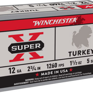 WINCHESTER SUPER-X TURKEY 12GA - 2.75" 1-1/2OZ #5 10RD 10BX/CS