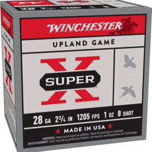WINCHESTER SUPER-X 28GA 2.75" - 1OZ #8 1205FPS 25RD 10BX/CS