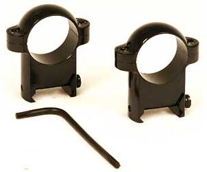 BURRIS HIGH 1" ZEE RINGS BLK