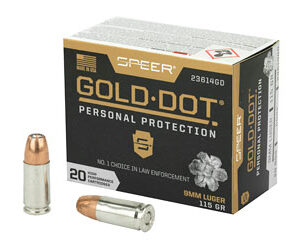 SPR GOLD DOT 9MM 115GR HP 20/200