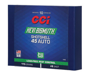 CCI 45ACP BISMUTH SHOTSHELL 10/200