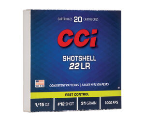 CCI P22SS 22LR SHOTSHELL 20/2000