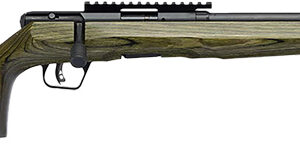 SAVAGE B22 TIMBER TACTICAL - 22WMR 18" BLACK/GREEN LAMINATE