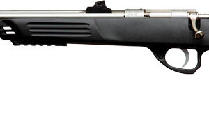 CRICKETT PISTOL 22WMR - STAINLESS BLACK SYTH THREADED