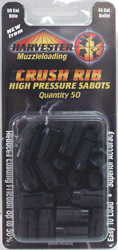 HARVESTER SABOT ONLY 50CAL FOR - 45CAL BULLETS 50PK CRUSHED RIB