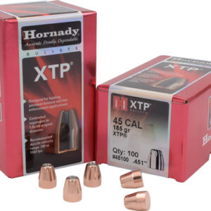 HORNADY BULLETS 45 CAL .451 - 185GR XTP 100CT 15BX/CS