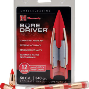 HORNADY 50CAL BORE DRIVER - 340GR FTX 12-COUNT