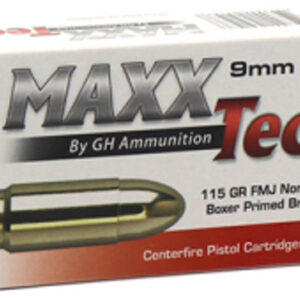 MAXX 9MM 115GR FMJ BRASS 50/10