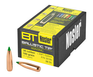 NOSLER 30 CAL 180GR 50CT