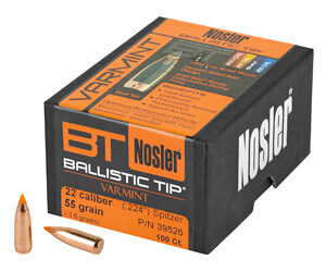 NOSLER 22 CAL 55GR 100CT