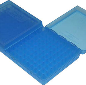 MTM AMMO BOX 45ACP/40SW/10MM - 200-ROUNDS CLEAR BLUE