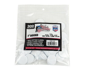 PRO-SHOT PATCH .22-.270CAL 1" 300CT