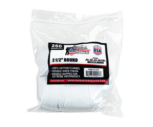 PRO-SHOT PATCH .45-.58CAL 2 1/2" 250