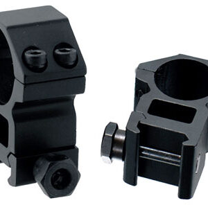 UTG RINGS 1" HIGH PROFILE - MATTE BLACK PICATINNY/WEAVER