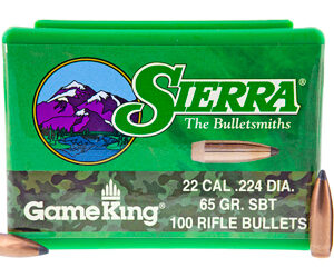 SIERRA GAMEKING .224 65GR 100CT