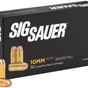 SIG AMMO 10MM 180GR ELITE BALL FMJ 50/20
