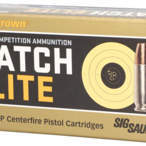 SIG AMMO 9MM 147GR ELITE V-CROWN COMP JHP 50/20