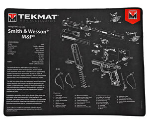 TEKMAT ULTRA PSTL MAT S&W M&P BLK