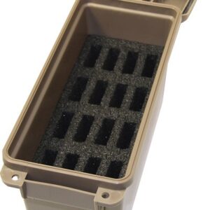 MTM TACTICAL MAGAZINE CAN - DARK EARTH HOLDS 16 1911 MAGS