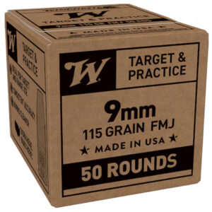 WIN SERVICE GRADE 9MM 115GR FMJ 50/20