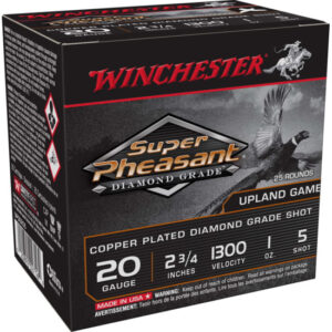 WIN SUPER PHEASANT DG 20GA 2.75 1OZ #5 25/10