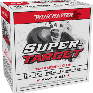 WIN SUPER TARGET 12GA 2.75 1OZ #8 25/10