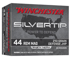 WIN SILVERTIP 44 REM MAG 210 GR JHP