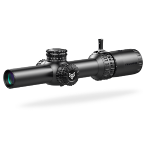 Swampfox Arrowhead LPVO Series Rifle Scope 1-10x24 30mm SFP Green IR MIL Black