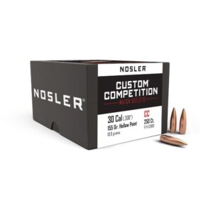 Nosler Custom Competition Rifle Bullets .30 cal .308" 155 gr HPBT 250/ct