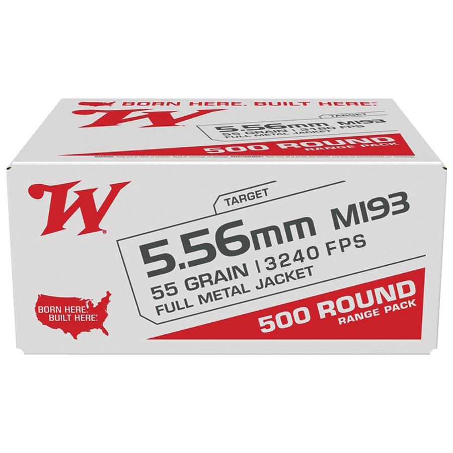 Winchester USA Lake City M193 556mm 55gr FMJ Bulk Ammo GunHippo