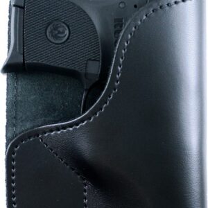 DESANTIS TRICKSTER POCKET HLTR - AMBI LEATHER RUGER LCP 380 BLK