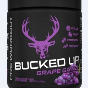 BUCKED UP PRE-WORKOUT GRAPE - GAINZ 30 SERVINGS