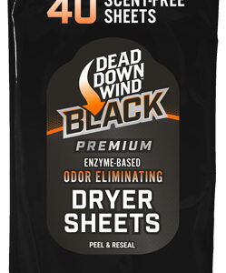 DDW BLACK PREMIUM DRYER SHEETS - 40CT