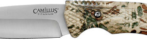 CAMILLUS MASK FIXED BLADE - 4" SS DROP POINT BLADE CAMO