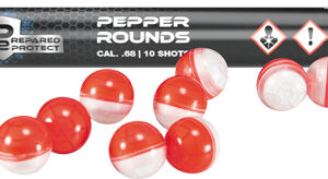 UMAREX P2P CORE DEFENSE PEPPER - ROUNDS .68CAL RED/BLACK 10CT