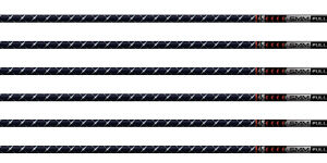 EASTON ARROW 5MM FMJ 500 - 6-PACK W/ 2" BLAZER VANES