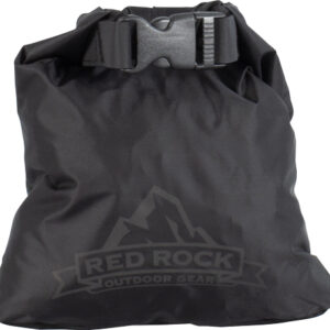 RED ROCK ROLL TOP DRY BAG - 1 LITER WATERPROOF BLACK