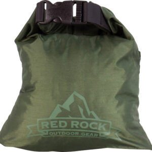RED ROCK ROLL TOP DRY BAG - 1 LITER WATERPROOF OD GREEN