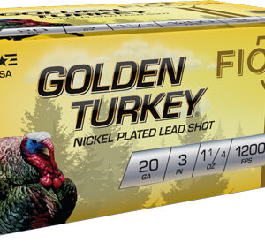 FIOCCHI GOLDEN TURKEY 20GA 3" - 1-1/4OZ #5 10RD 10BX/CS