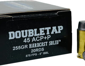 DOUBLETAP 45ACP+P 255GR SWC - 20RD 50BX/CS